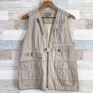 Royal Robbins Vintage 90s Hiking Safari Vest Beige Photographer Mens Medium